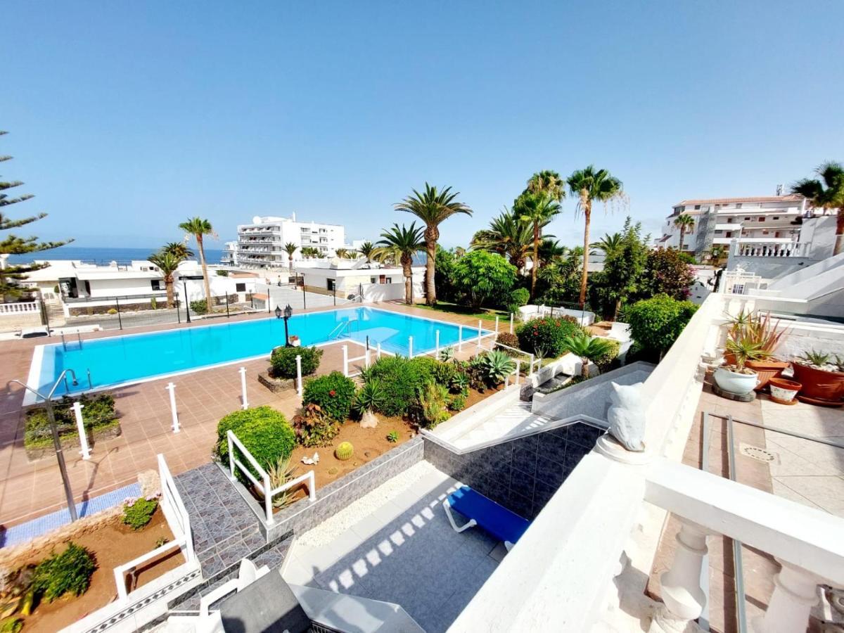 First Line Villa Floor Studio Apartment With Amazing Sea View Air Conditioned Just 50M From The Beach Costa Adeje (Tenerife) Exterior foto