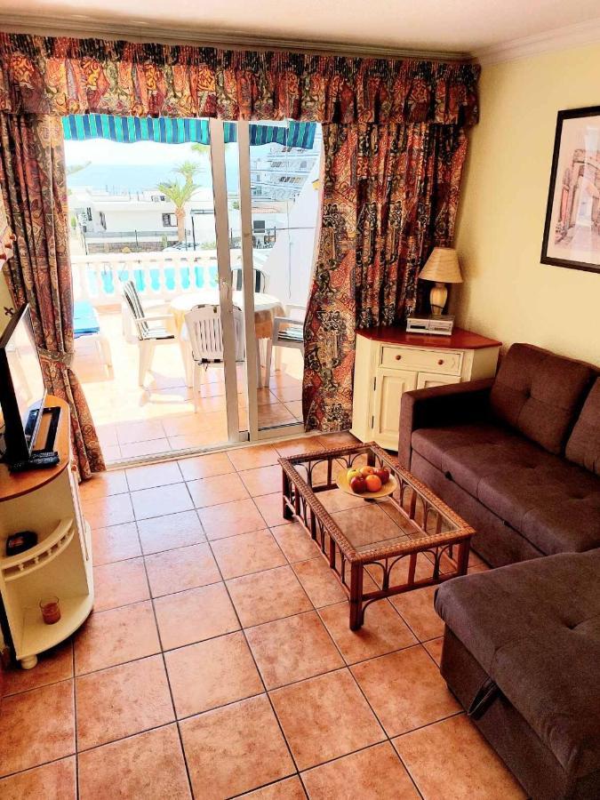 First Line Villa Floor Studio Apartment With Amazing Sea View Air Conditioned Just 50M From The Beach Costa Adeje (Tenerife) Exterior foto