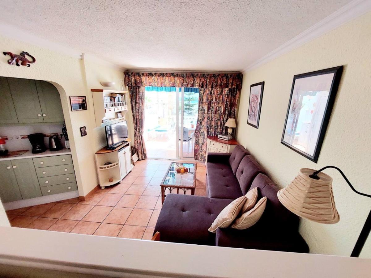 First Line Villa Floor Studio Apartment With Amazing Sea View Air Conditioned Just 50M From The Beach Costa Adeje (Tenerife) Exterior foto